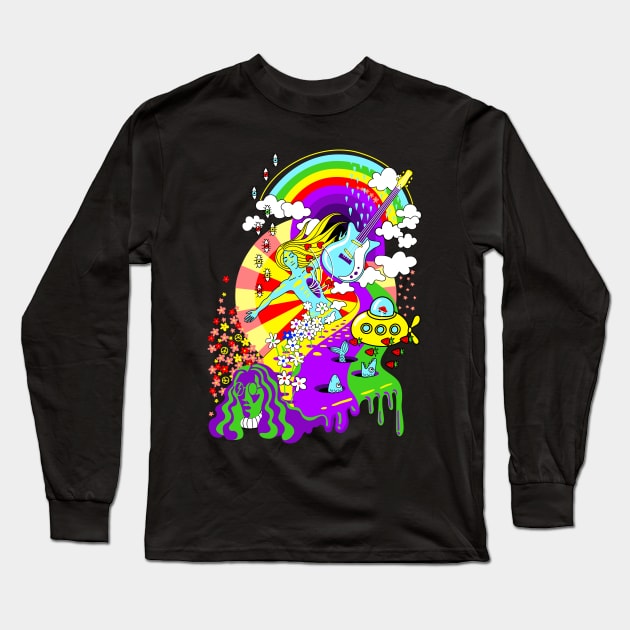 Psychodelic Long Sleeve T-Shirt by ewdondoxja